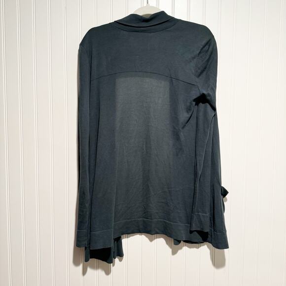 Inhabit Teal Cotton Lightweight Cardigan Size Small - Picture 5 of 5